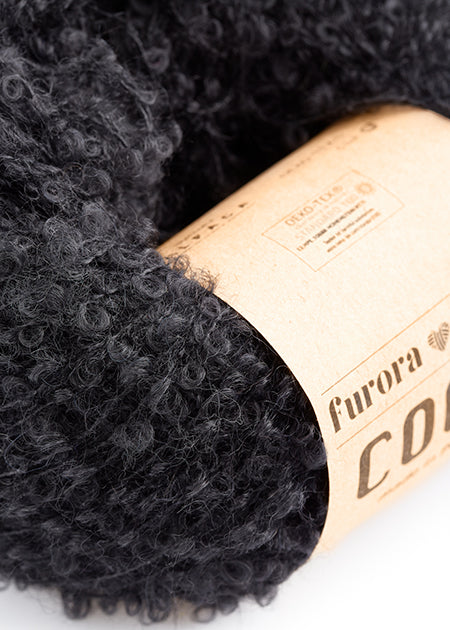 Włóczka wełna alpaka COCO 50g czarny
