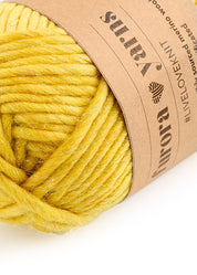 WEŁNA MERINO 100% MERRA SPARKLE sunshine 100g