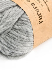 WEŁNA MERINO 100% MERRA szary 100g