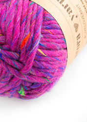 WEŁNA MERINO 100% MERRA SILK fuksja 100g
