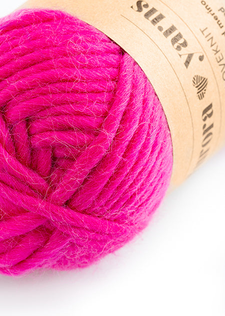 WEŁNA MERINO 100% MERRA malina 100g