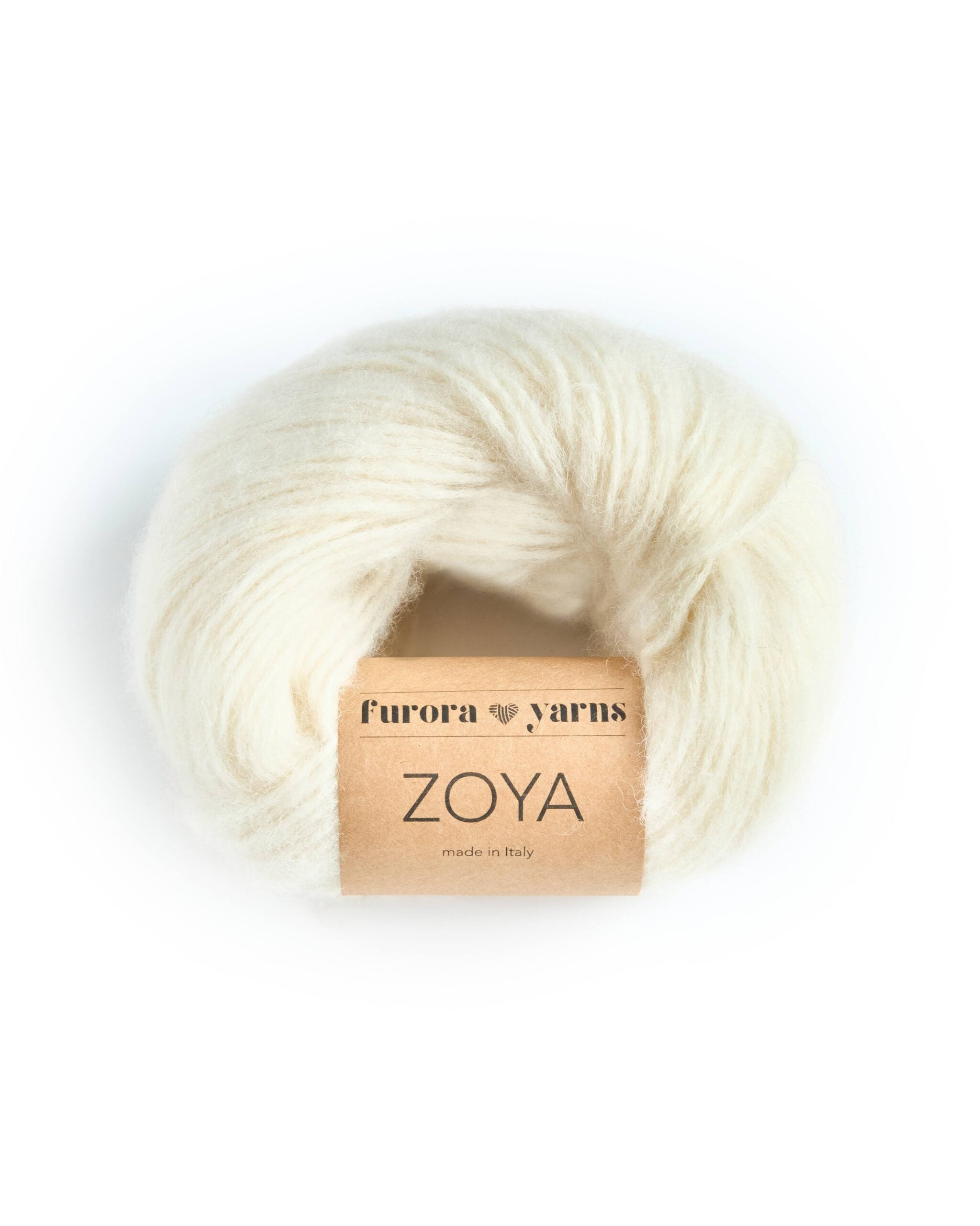 Włóczka merino, baby alpaka, bawełna ZOYA  50g natura