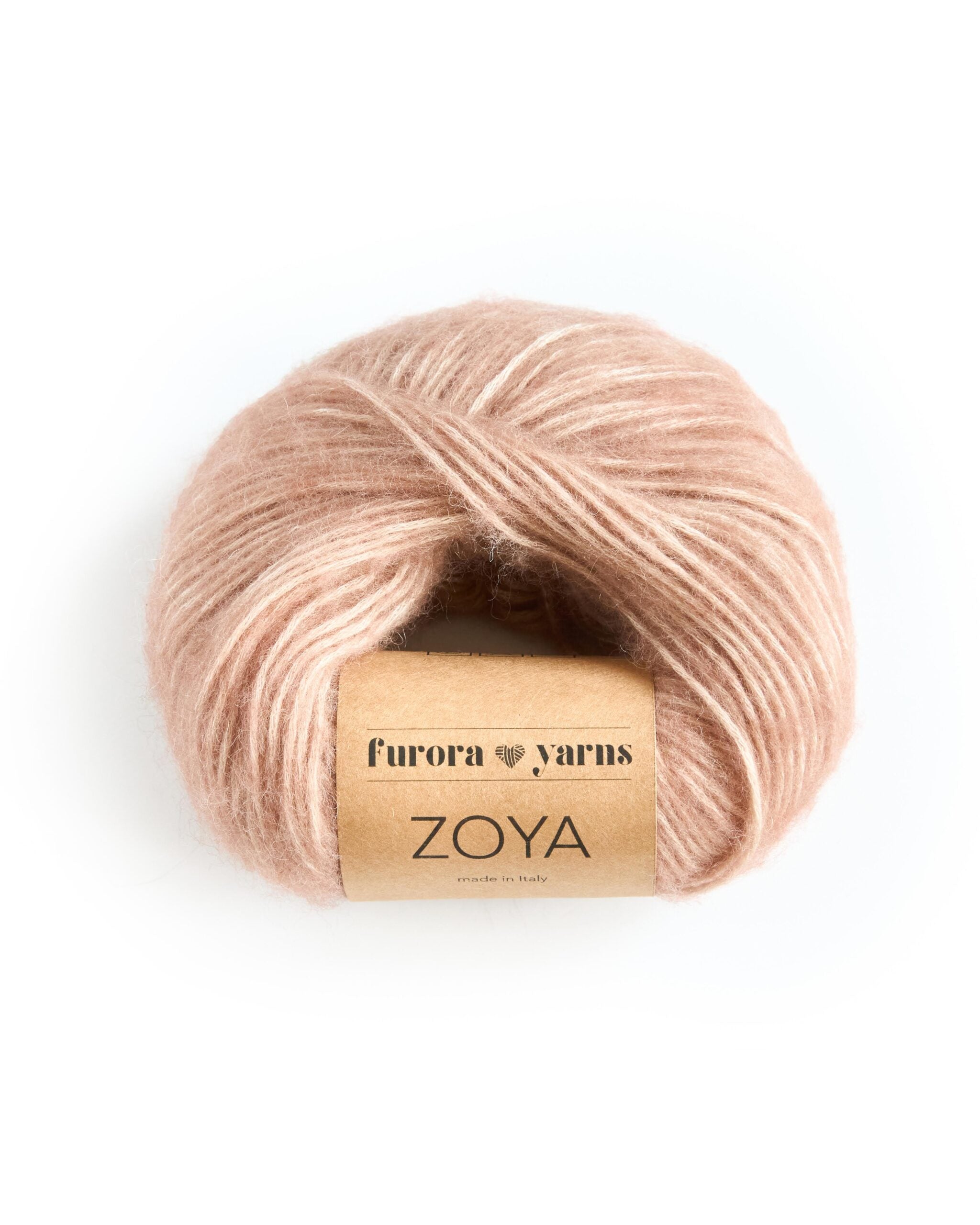 Włóczka merino, baby alpaka, bawełna ZOYA  50g antyczny róż