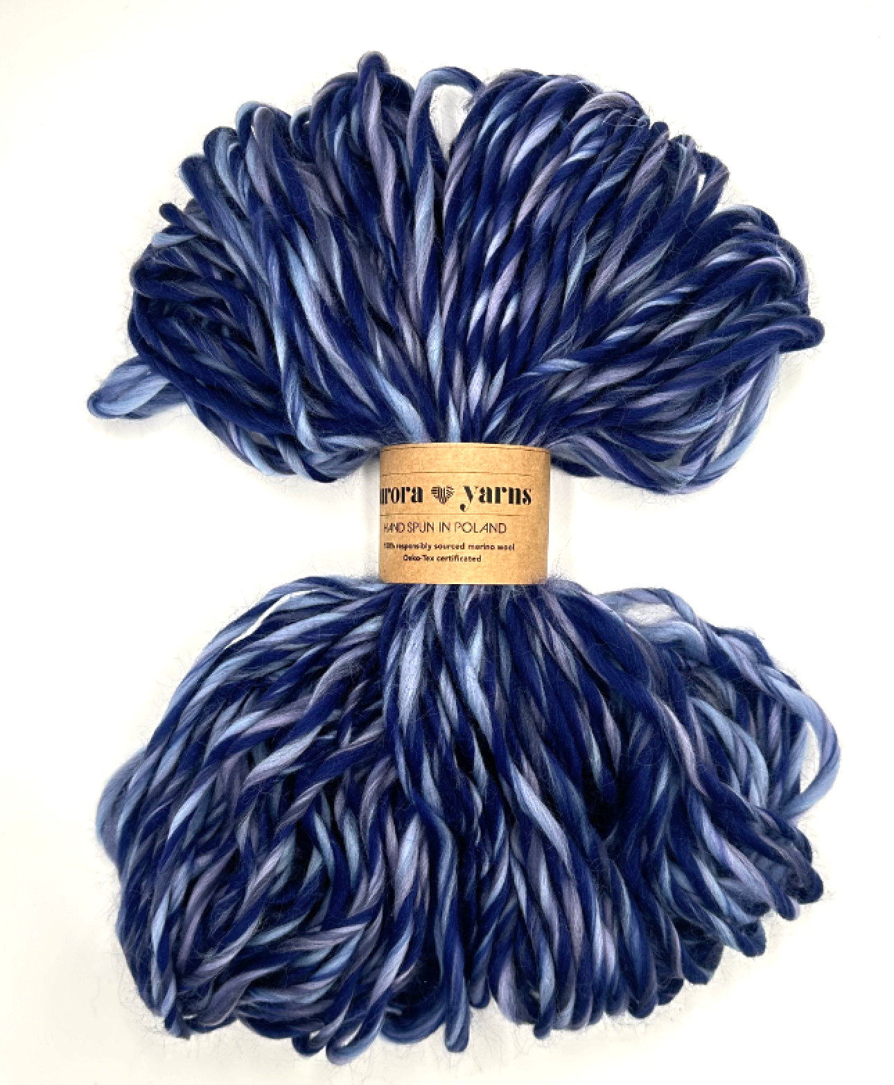 Wełna merino 100% WZBURZONE MORZE - 100g