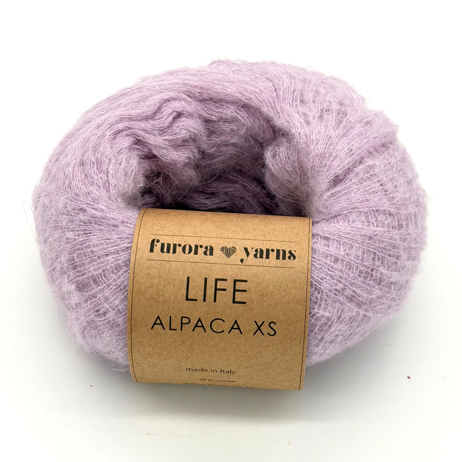 Włóczka z baby alpaką LIFE ALPACA XS lawenda 50g