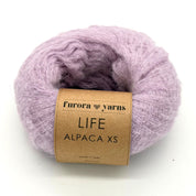 Włóczka z baby alpaką LIFE ALPACA XS lawenda 50g