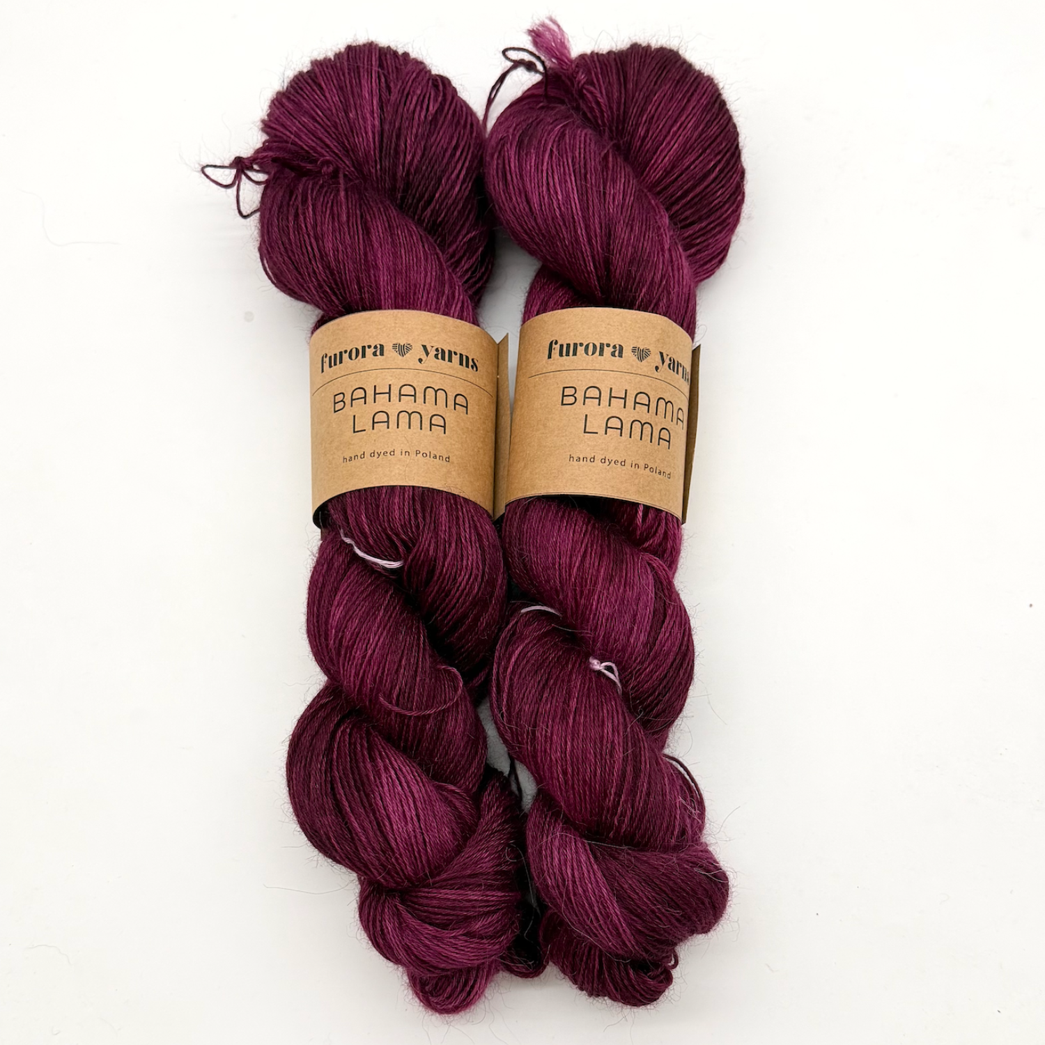 Wełna 100 % baby lama BAHAMA LAMA nr25458 ręcznie farbowana  100g
