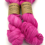 Wełna 100 % baby lama BAHAMA LAMA nr50411 ręcznie farbowana  100g