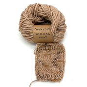 WEŁNA WOOLKA PRINT beż 50g