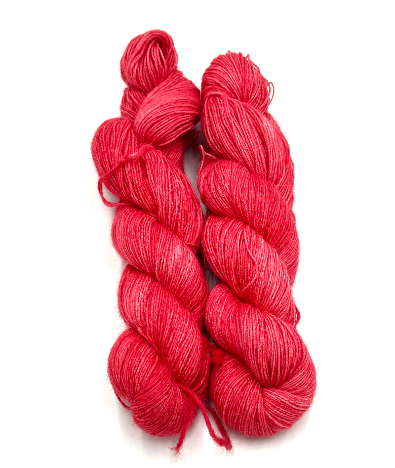 Wełna 100 % baby lama BAHAMA LAMA nr17 ręcznie farbowana 100g
