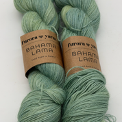 Wełna 100 % baby lama BAHAMA LAMA nr26450 ręcznie farbowana 100g