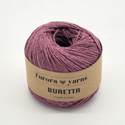 BURETTA 100% jedwab bourette 50g jeżyna