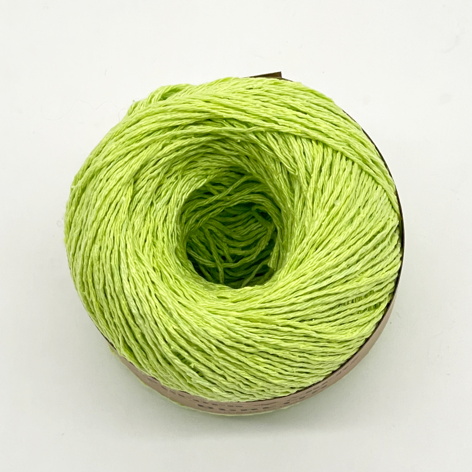 BURETTA 100% jedwab bourette 50g limonka