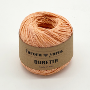 BURETTA 100% jedwab bourette 50g morela