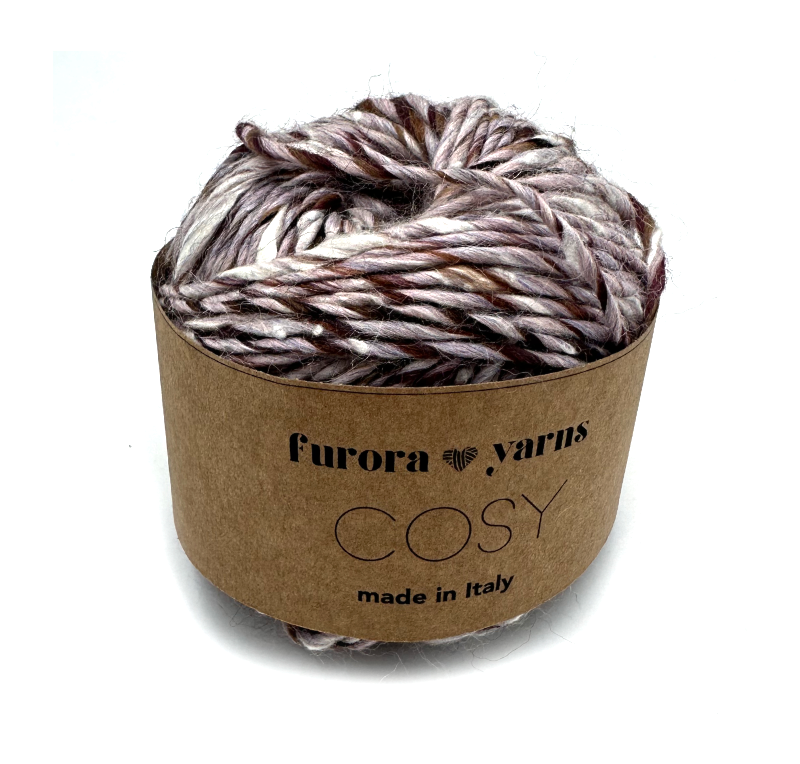 Włóczka alpaka jedwab COSY róż 50g