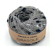 Włóczka GIRASOLE bawełna wiskoza  50g granat