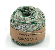 Włóczka GIRASOLE bawełna wiskoza  50g zielony