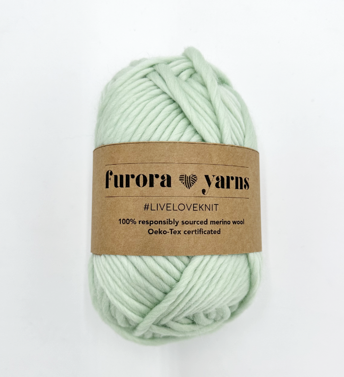 WEŁNA MERINO 100% MERRA lody miętowe 100g