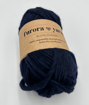 WEŁNA MERINO 100% MERRA głęboki granat 100g