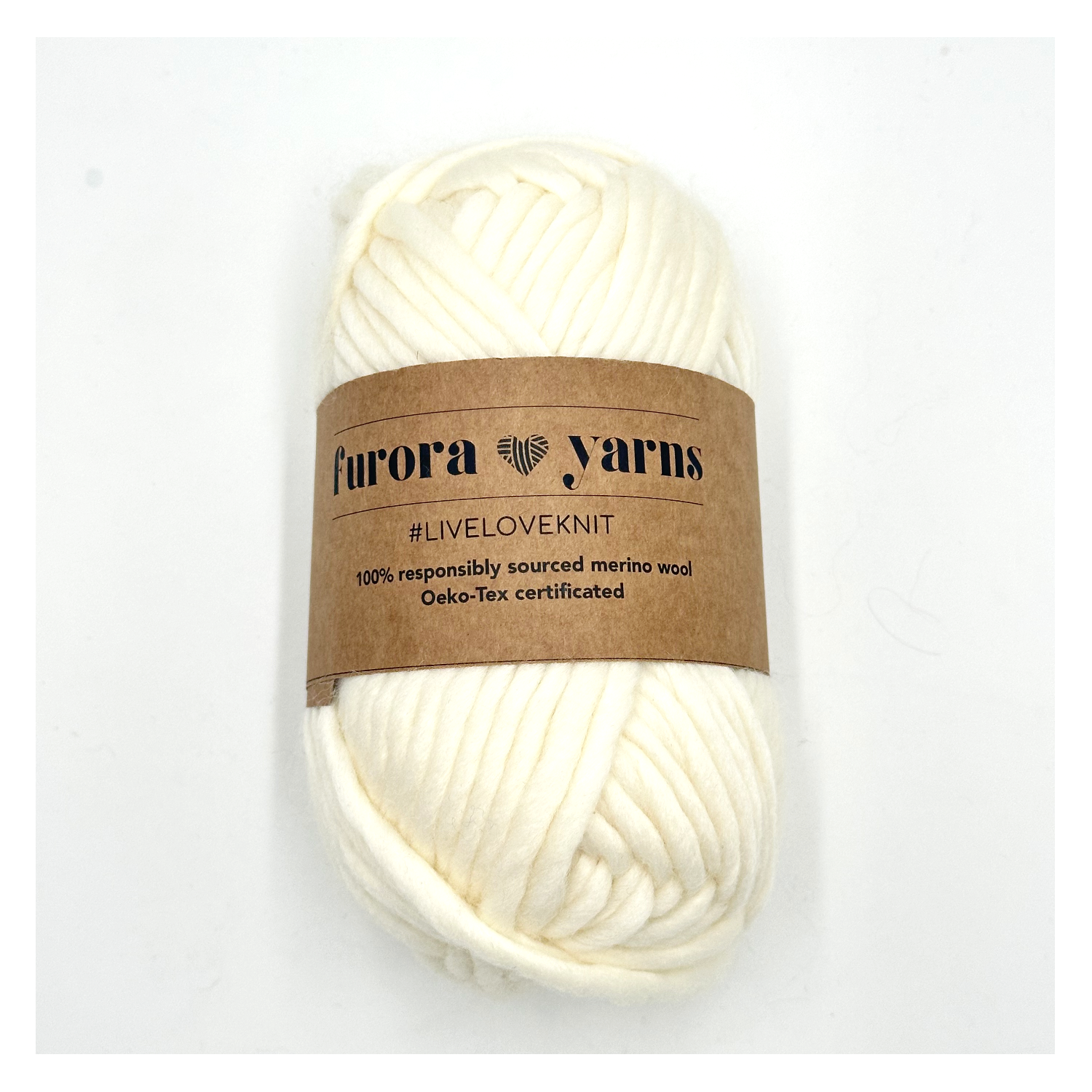 WEŁNA MERINO 100% MERRA śnieg 100g
