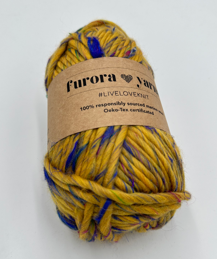 WEŁNA MERINO 100% MERRA SILK mustard 100g