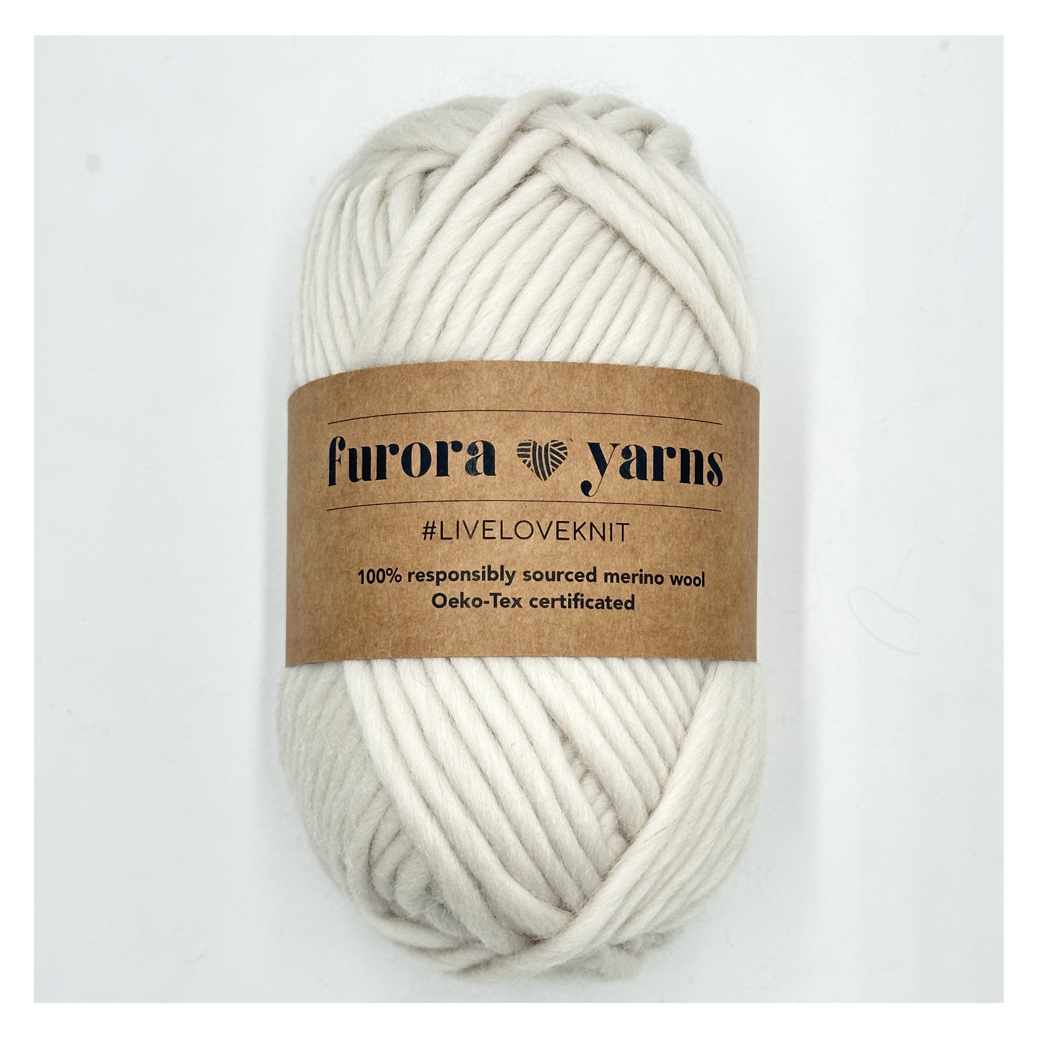 WEŁNA MERINO 100% MERRA off white 100g