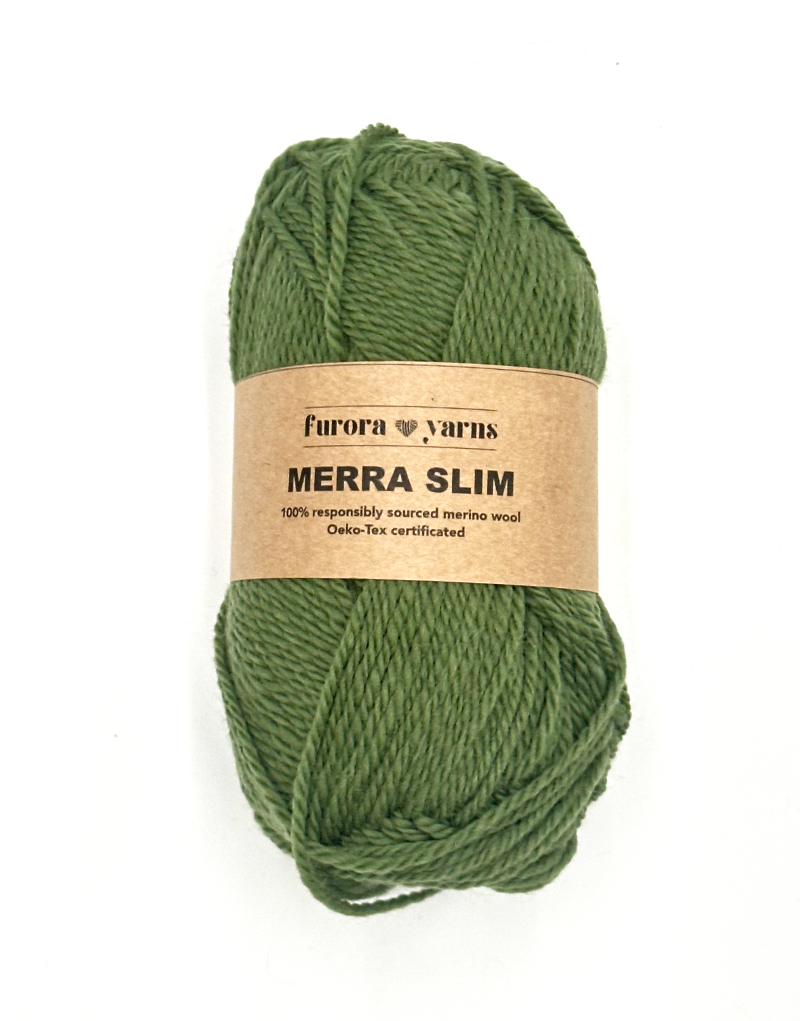 WEŁNA MERINO 100% MERRA SLIM mech 50g