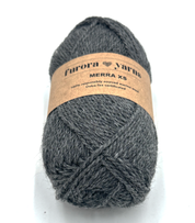 WEŁNA MERINO 100% MERRA XS ciemny szary 50g