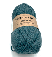 WEŁNA MERINO 100% MERRA XS morski 50g