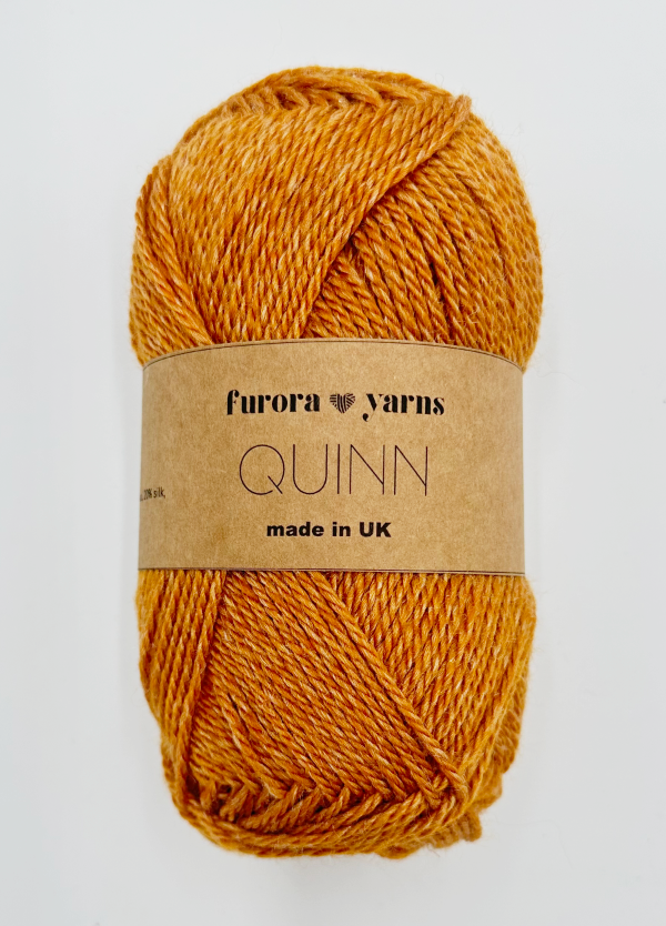WEŁNA MERINO JEDWAB Quinn miód 50g