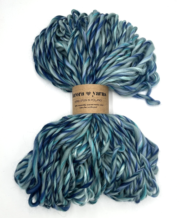 Wełna merino 100% lazurowe wybrzeże - 100g