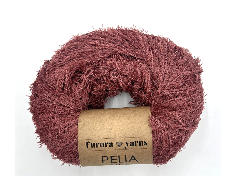 Włóczka wełna jedwab PELIA SILK antyczny róż 50g