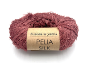 Włóczka wełna jedwab PELIA SILK antyczny róż 50g