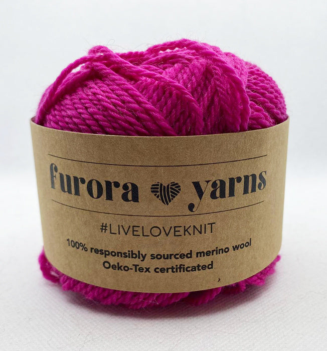 WEŁNA MERINO 100% MERRA SLIM ciepły róż 50g