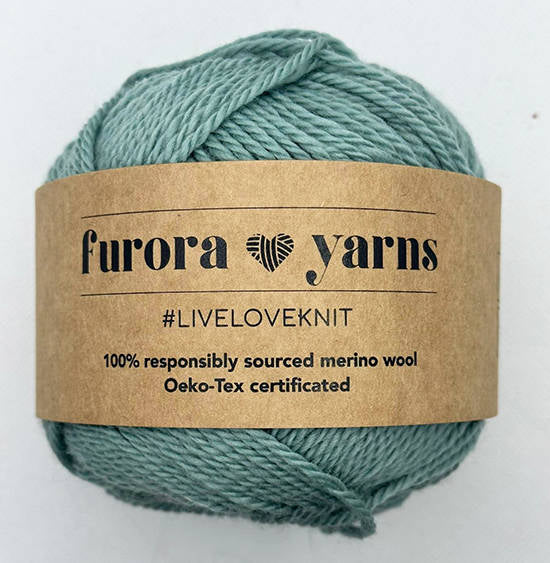 WEŁNA MERINO 100% MERRA SLIM mięta 50g