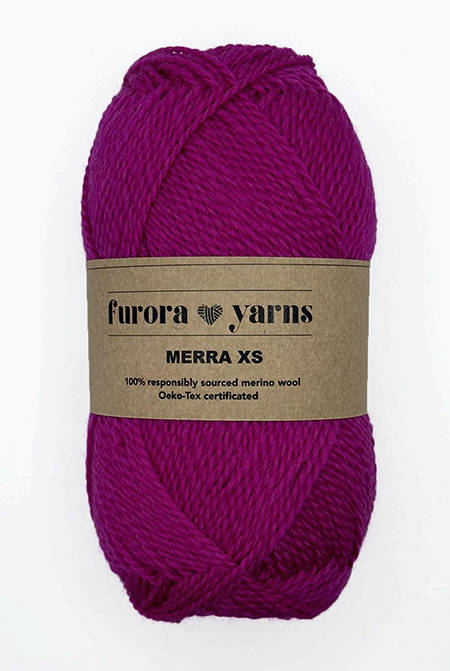 WEŁNA MERINO 100% MERRA XS ciepły róż 50g