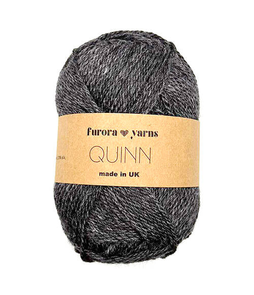 WEŁNA MERINO JEDWAB Quinn szary 50g