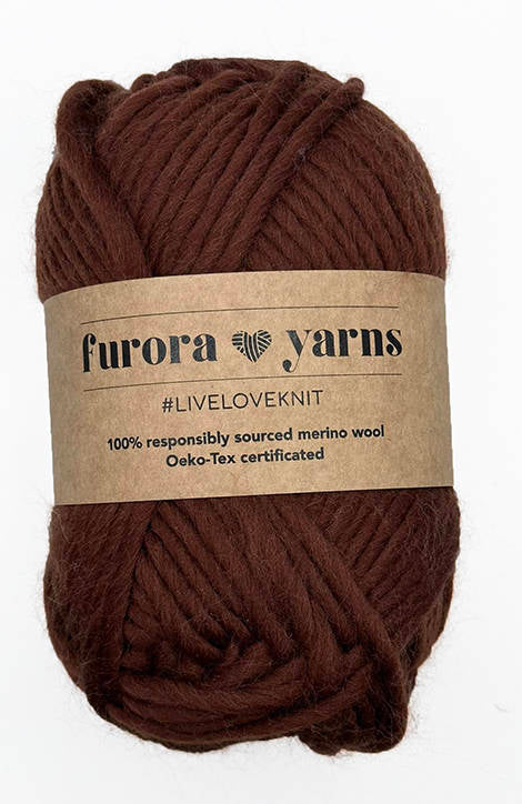 WEŁNA MERINO 100% MERRA orzech 100g