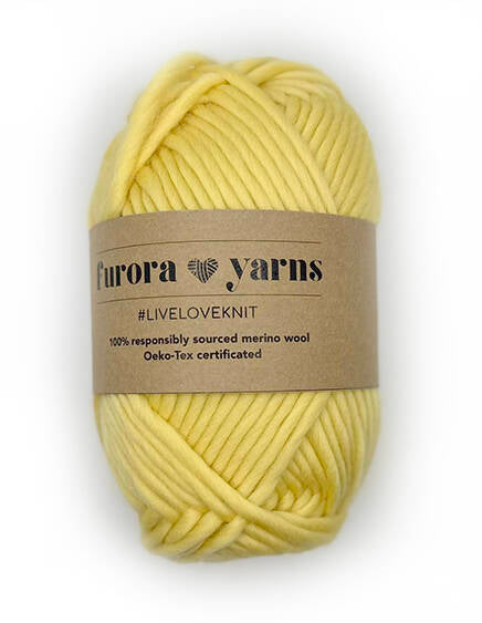 WEŁNA MERINO 100% MERRA słoma 100g