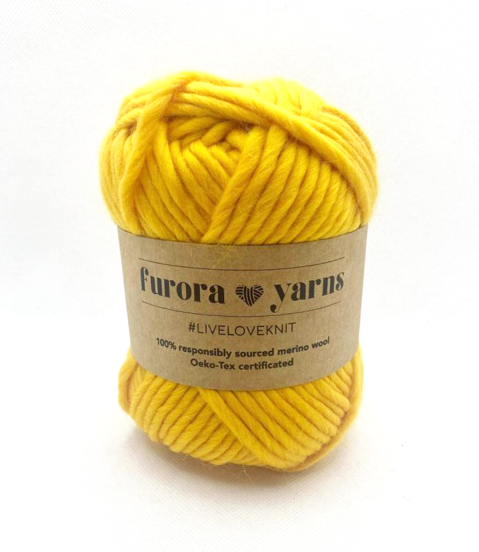 WEŁNA MERINO 100% MERRA slońce 100g