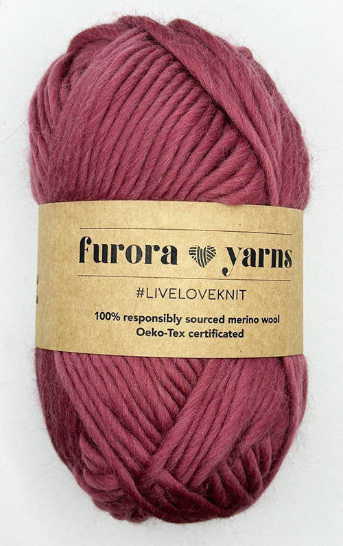WEŁNA MERINO 100% MERRA wino 100g