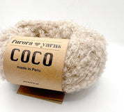 Włóczka wełna alpaka COCO 50g beż