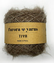 Włóczka wełna alpaka TIYA 50g ciemny beż