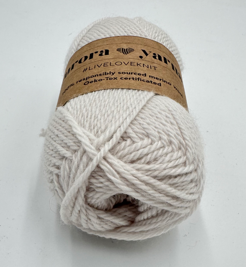 WEŁNA MERINO 100% MERRA SLIM śnieg 50g