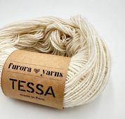 Wełna 100 % alpaka merino TESSA natura