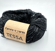 Wełna 100 % alpaka merino TESSA czarny