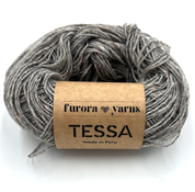 Wełna 100 % alpaka merino TESSA jasny szary
