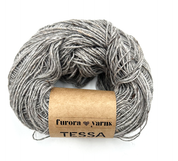 Wełna 100 % alpaka merino TESSA jasny szary