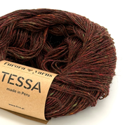 Wełna 100 % alpaka merino TESSA kasztan