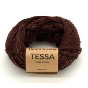 Wełna 100 % alpaka merino TESSA kasztan